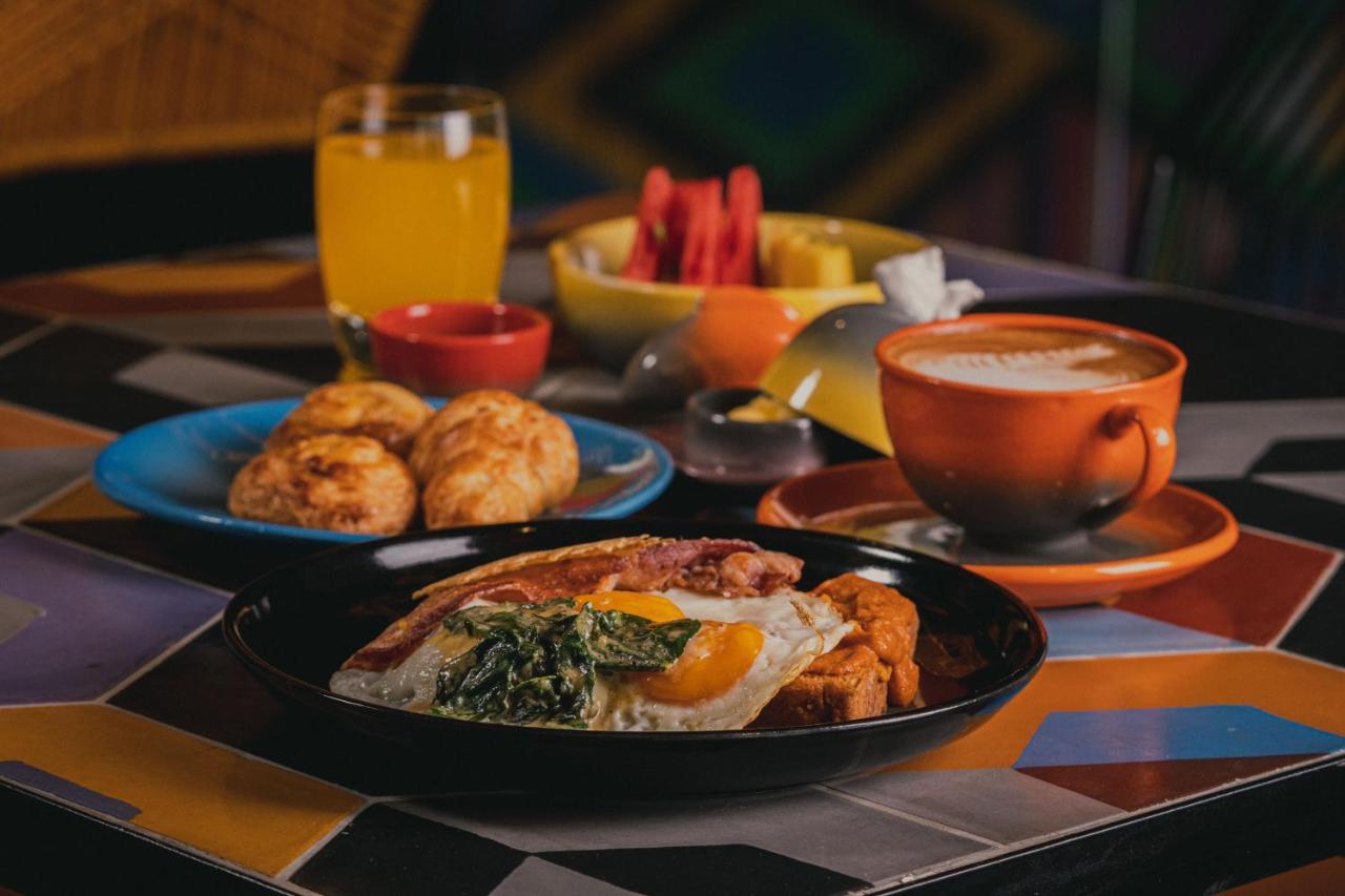Hotel V1501 Пасто Экстерьер фото A typical breakfast in Brazil
